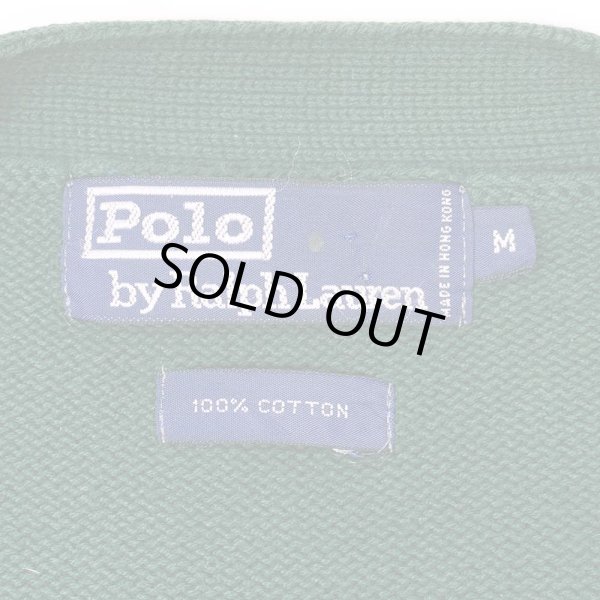 画像2: 90's Polo Ralph Lauren コットンニット カーディガン (2)