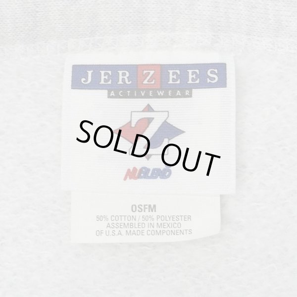 画像2: 00's JERZEES スウェットカーディガン "DEADSTOCK" (2)
