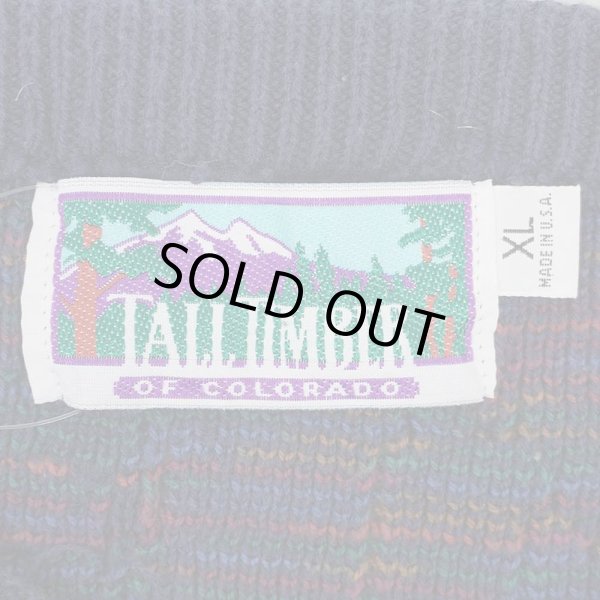 画像2: 90's TALL TIMBER OF COLORADO 総柄 コットンニット "MADE IN USA" (2)