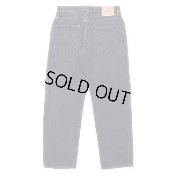 画像2: 00's Levi's 550 ブラックデニムパンツ (2)