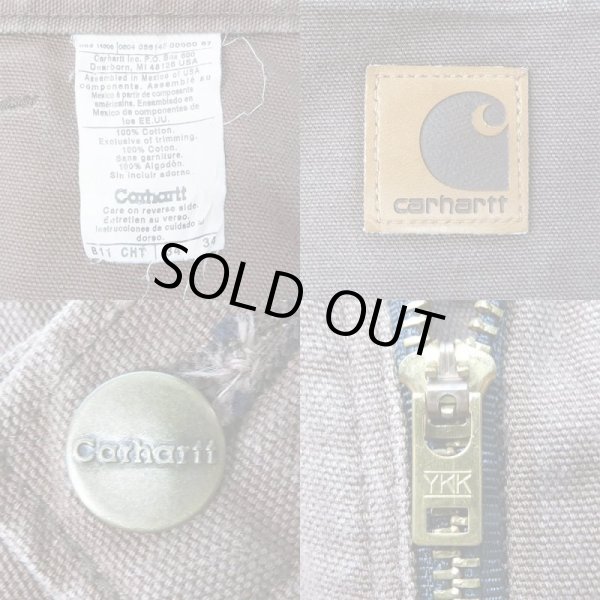 画像3: 00's Carhartt ダックペインターパンツ "BROWN" (3)