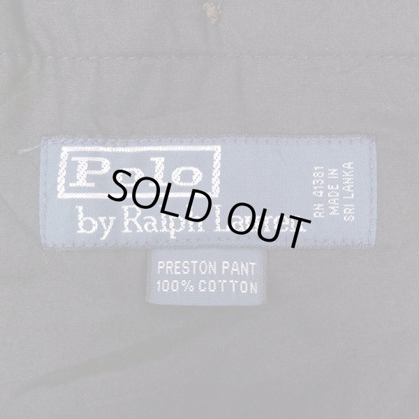 画像3: 00's Polo Ralph Lauren 太畝コーデュロイパンツ "PRESTON PANT / BLACK" (3)