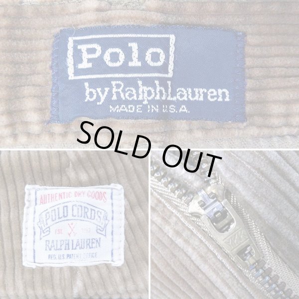 画像3: 90's Polo Ralph Lauren 2タック 太畝コーデュロイトラウザー “MADE IN USA” (3)