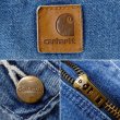 画像4: 00's Carhartt デニムペインターパンツ "W34 L30" (4)