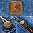 画像4: 00's Carhartt デニムペインターパンツ "W34 L30" (4)