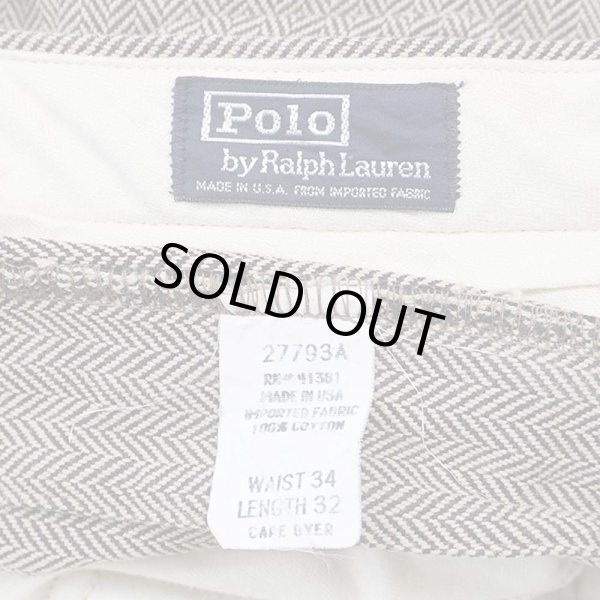 画像3: Early 90's Polo Ralph Lauren HBT カーゴパンツ “MADE IN USA” (3)