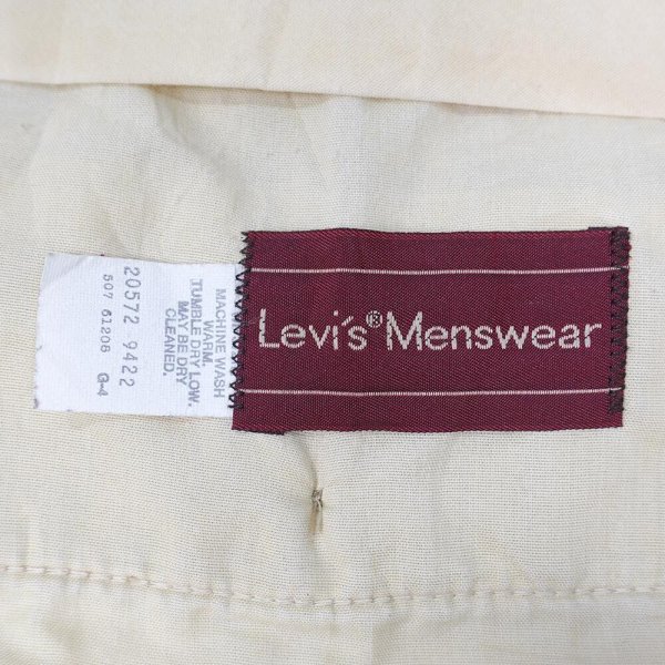 画像3: 80's Levi's 太畝コーデュロイトラウザー "実寸W35 L29" (3)