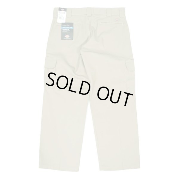 画像2: 00's Dickies 6ポケット カーゴワークパンツ "KHAKI / W36 L30 / DEADSTOCK" (2)