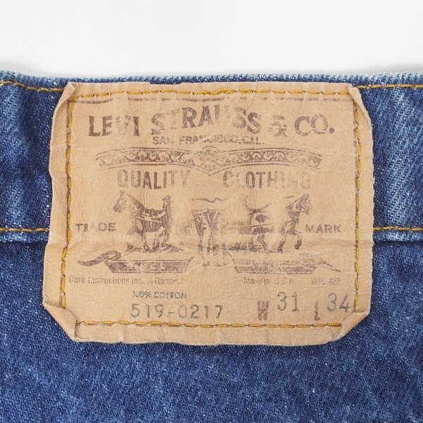 画像3: 80's Levi's 519-0217 デニムパンツ "MADE IN USA / W31 L34" (3)