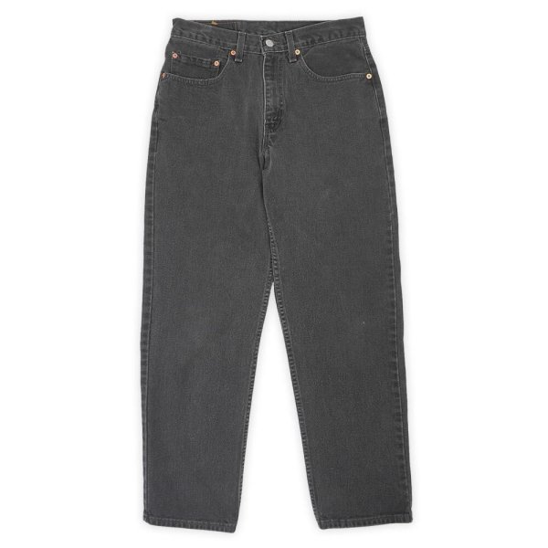 画像1: 90's Levi's 550 ブラックデニムパンツ "MADE IN USA / W32 L30" (1)