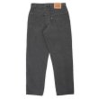 画像2: 90's Levi's 550 ブラックデニムパンツ "MADE IN USA / W32 L30" (2)