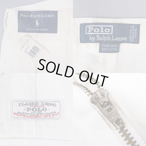 画像3: 90's Polo Ralph Lauren 2タック チノショーツ “TYLER SHORT / DEADSTOCK” (3)