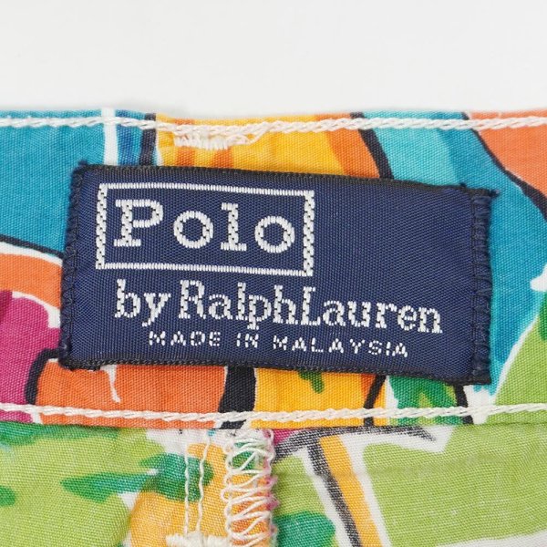 画像3: 80-90's Polo Ralph Lauren 総柄 2タック コットンショーツ (3)