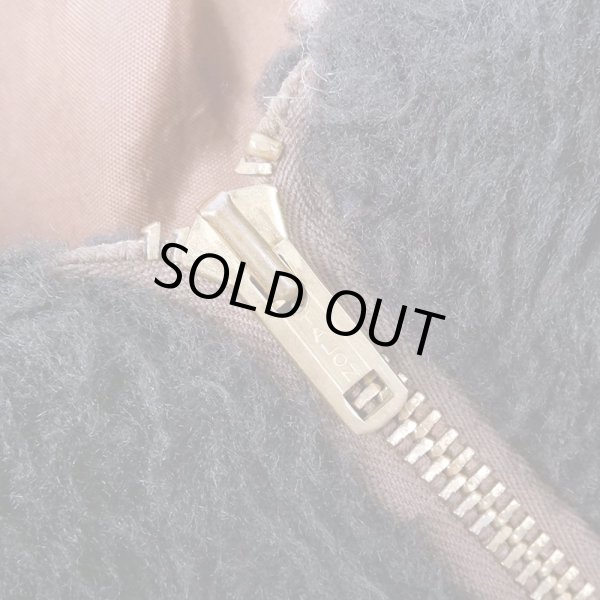 画像3: 60's unknown ハーフジップ エスキモージャケット “BLACK” (3)