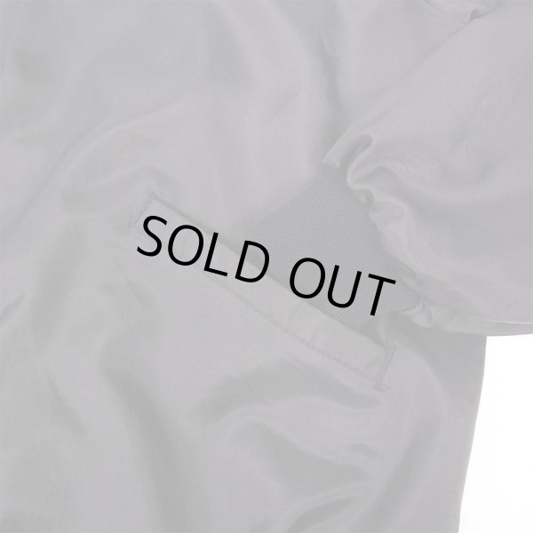 画像3: 80's BUTWIN ナイロンスタジャン "ALL BLACK / MADE IN USA" (3)