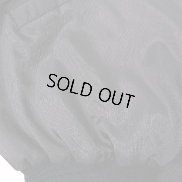 画像4: 80's BUTWIN ナイロンスタジャン "ALL BLACK / MADE IN USA" (4)