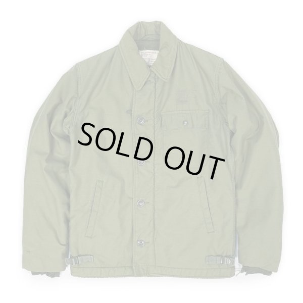 画像1: 70's US.NAVY A-2 デッキジャケット "SMALL" (1)