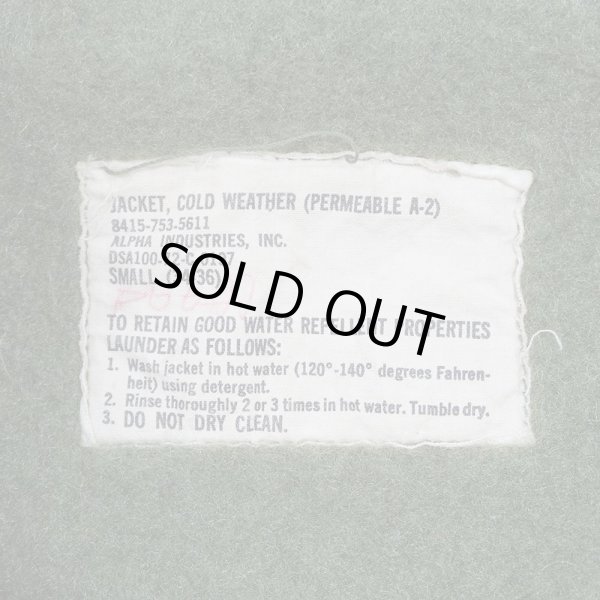 画像2: 70's US.NAVY A-2 デッキジャケット "SMALL" (2)