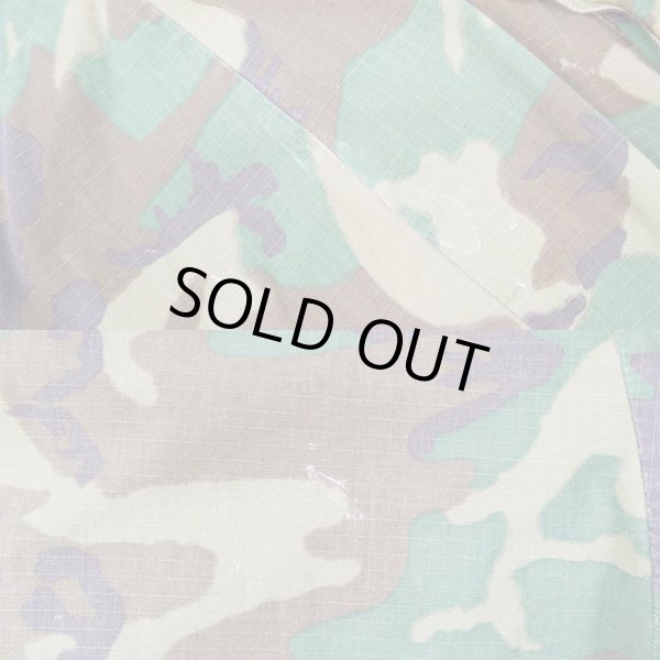 画像4: 70's US.ARMY ジャングルファティーグジャケット "ミックスリーフ / X-LARGE-REGULAR" (4)