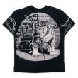 画像2: 90-00's LIQUID BLUE オールオーバープリントTシャツ "CATS SUCK BULLDOG" (2)