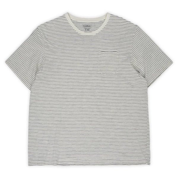 画像1: 00's L.L.Bean ボーダー ポケットTシャツ (1)