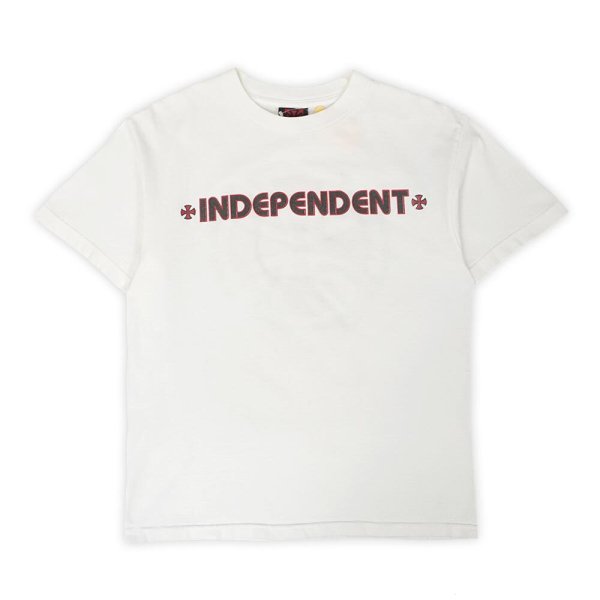 画像1: 00's INDEPENDENT 両面プリントTシャツ "IRON CROSS" (1)