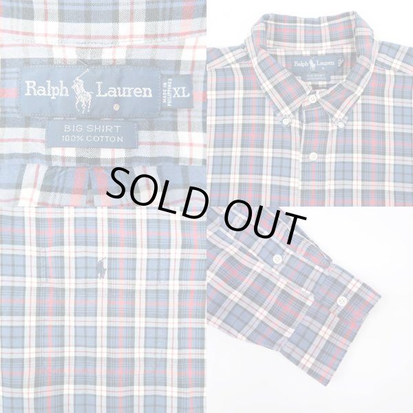 画像3: 90's Polo Ralph Lauren ボタンダウンシャツ "BIG SHIRT" (3)