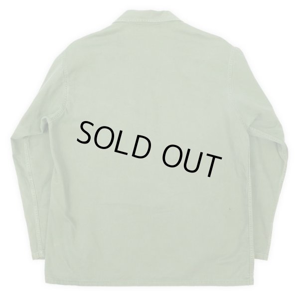 画像2: 60's Fruit of the loom コットンサテン ユーティリティシャツ (2)