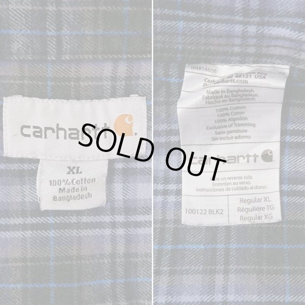 画像3: 00's Carhartt コットン ワークシャツ (3)