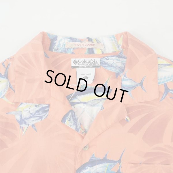 画像3: 00's Columbia S/S 総柄 オープンカラーシャツ "RIVER RODGE" (3)