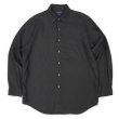 画像1: 00's Brooks Brothers レギュラーカラー リネンシャツ “BLACK” (1)