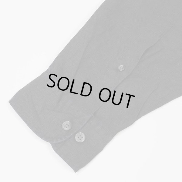 画像4: 00's Brooks Brothers レギュラーカラー リネンシャツ “BLACK” (4)