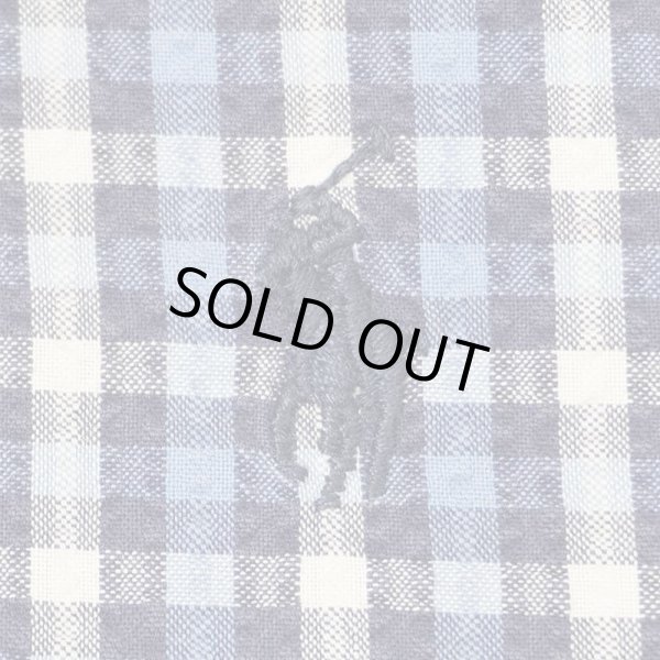 画像4: 90's Polo Ralph Lauren S/S ボタンダウンシャツ “Seersucker / BLAKE” (4)