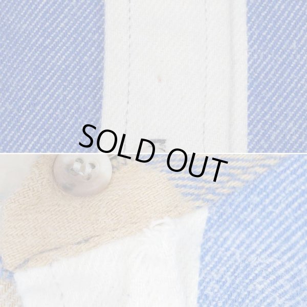 画像5: 80's FIVE BROTHER ブロックチェック柄 ヘビーネルシャツ "MADE IN USA" (5)