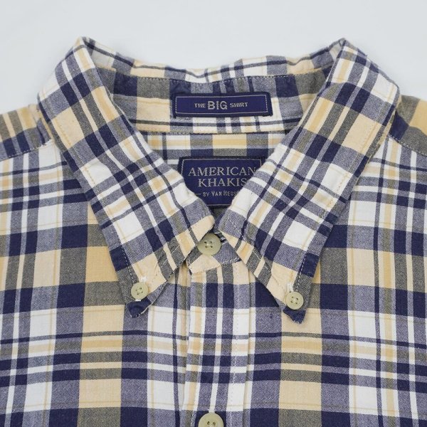 画像4: 90's AMERICAN KHAKI'S by VAN HEUSEN S/S ボタンダウンシャツ "THE BIG SHIRT" (4)