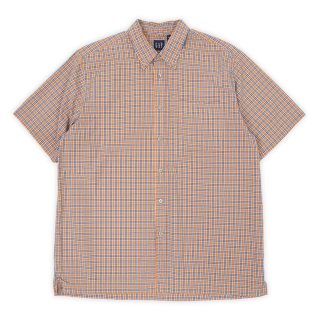 Gap ウエスタン ダウンシャツ(L) 00's OLD GAP S/S ボタンダウンシャツ 