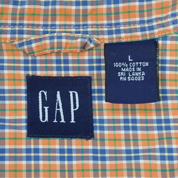 画像2: 00's OLD GAP S/S ボタンダウンシャツ (2)