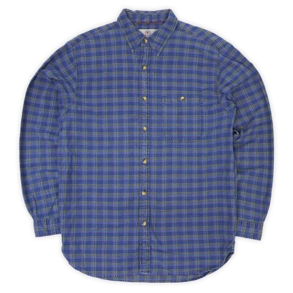 画像1: 90's THE TERRITORY AHEAD レギュラーカラーシャツ "INDIA COTTON" (1)