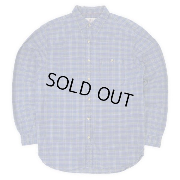 画像1: 90's THE TERRITORY AHEAD レギュラーカラーシャツ "INDIA COTTON" (1)