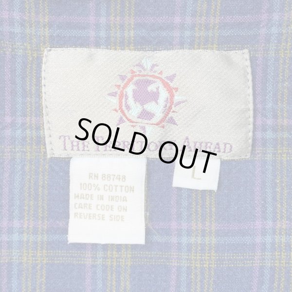 画像2: 90's THE TERRITORY AHEAD レギュラーカラーシャツ "INDIA COTTON" (2)