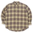 画像1: 90's LANDS' END フランネル ボタンダウンシャツ "Ombre Plaid" (1)