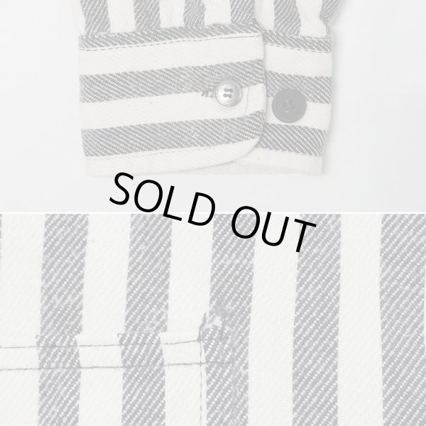 画像5: 80's ST JOHN'S BAY ストライプ柄 ヘビーネルシャツ "BIG MAC FLANNEL" (5)