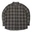 画像1: Early 00's FADED GLORY レギュラーカラーシャツ "Black Plaid" (1)