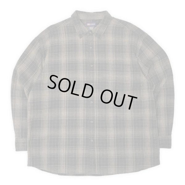 画像1: Early 00's FADED GLORY レギュラーカラーシャツ "Black Plaid" (1)