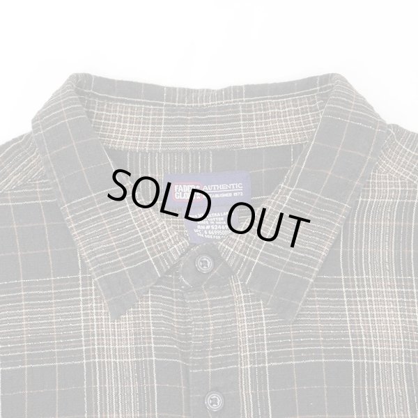 画像3: Early 00's FADED GLORY レギュラーカラーシャツ "Black Plaid" (3)