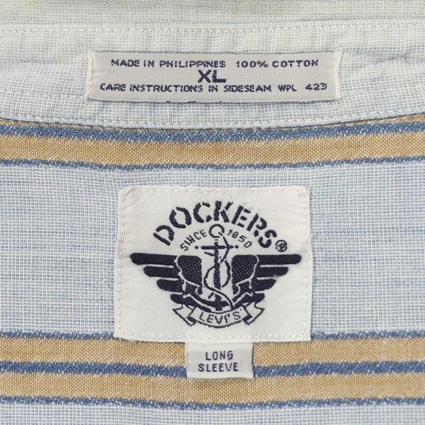 画像2: 90's DOCKERS レギュラーカラーシャツ (2)