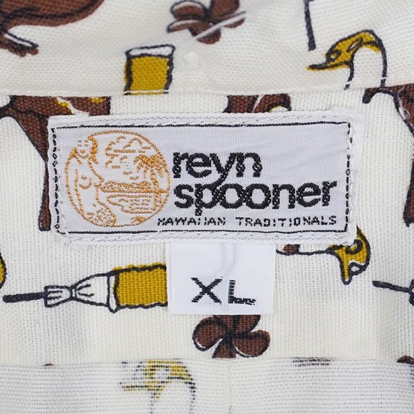 画像2: 70's Reyn Spooner プルオーバー コットンハワイアンシャツ "乳首タグ" (2)