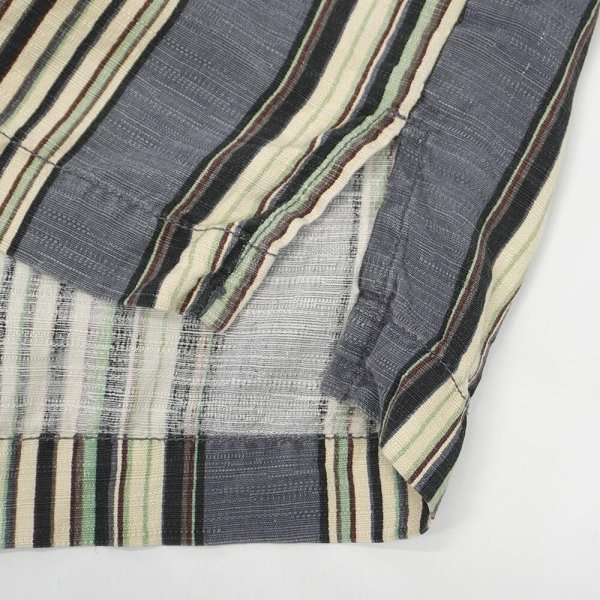 画像4: 00's Tommy Bahama S/S オープンカラーシャツ “Malti Stripe Pattern” (4)