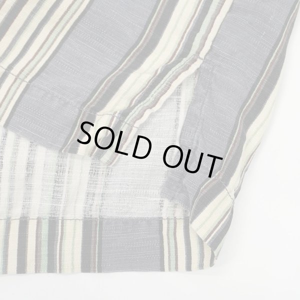 画像4: 00's Tommy Bahama S/S オープンカラーシャツ “Malti Stripe Pattern” (4)