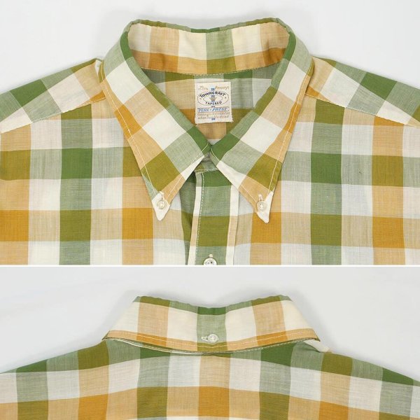 画像3: 60's TOWNCRAFT S/S 3点留め ボタンダウンシャツ "size XL" (3)